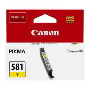 Image of Canon CLI581 Yellow Ink Cartridge
