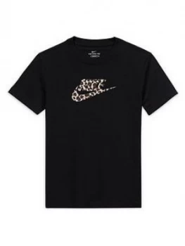 Image of Nike Older Childrens Print Pack T-Shirt - Black