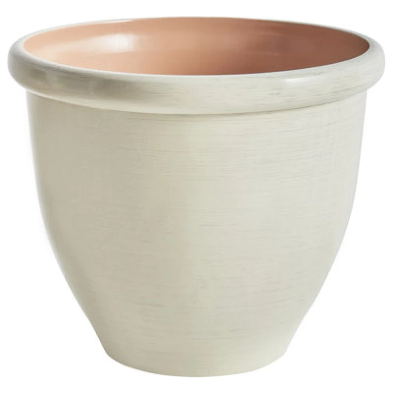 Image of Beliani Plant Pot Tesalia 49cm Light Beige