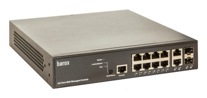 Image of Barox RY-LGSP23-10G network switch Managed L2/L3 Gigabit Ethernet (10/