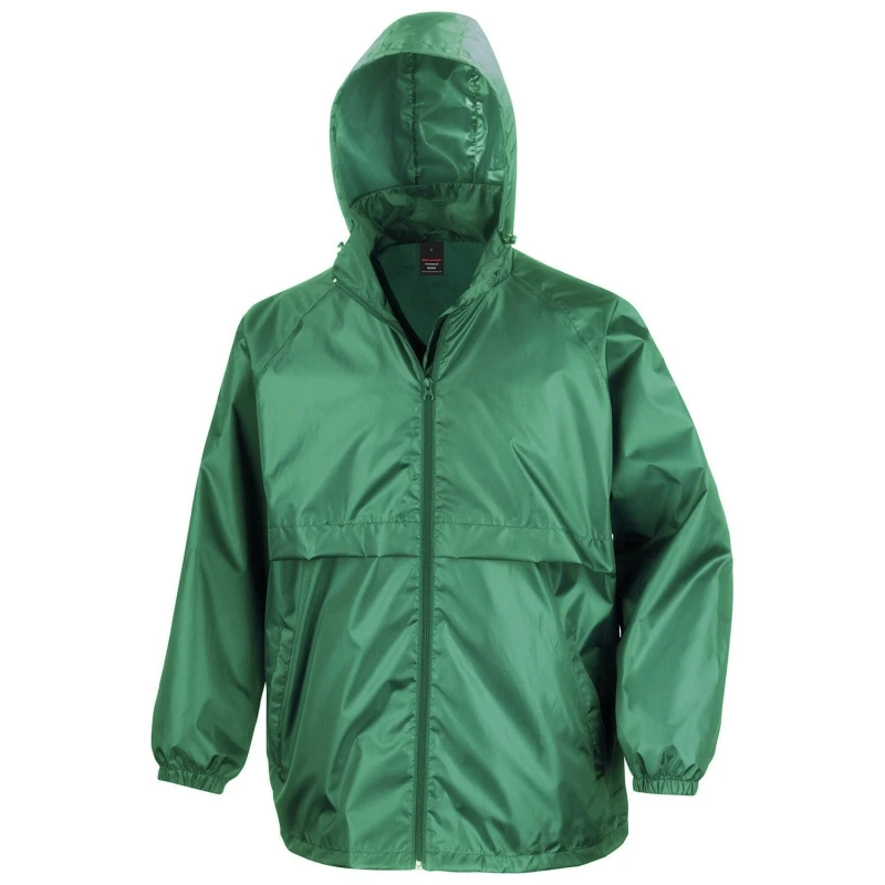 Image of Result Core Mens Windbreaker in Emerald Size: Small Emerald Male S
