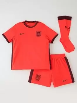 Image of Nike England Little Kids 22/23 Away Kit, Red, Size S