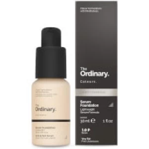 Image of The Ordinary Serum Foundation with SPF 15 by The Ordinary Colours 30ml (Various Shades) - 1.0P
