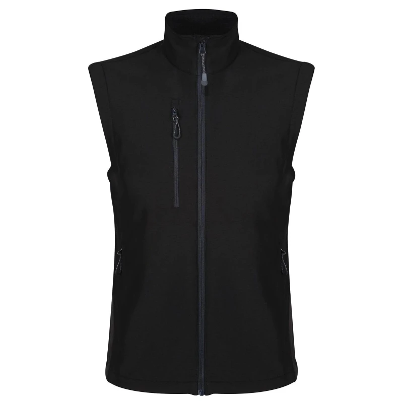 Image of Regatta Professional Mens Softshell Body Warmer in Black Size: XS Black Male XS