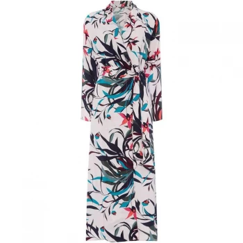 Image of Biba Tropical Punch Aop Maxi Robe - Pink