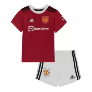 Image of adidas Manchester United Home Baby Kit 2022 2023 - Red