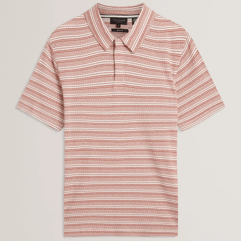 Image of Ted Baker Ted SS Striped Polo Sn62 Navy male 2XL (6)