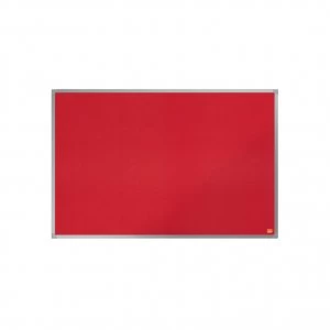 Image of Nobo Essence Felt Notice Board 900 x 600mm Red 1904066