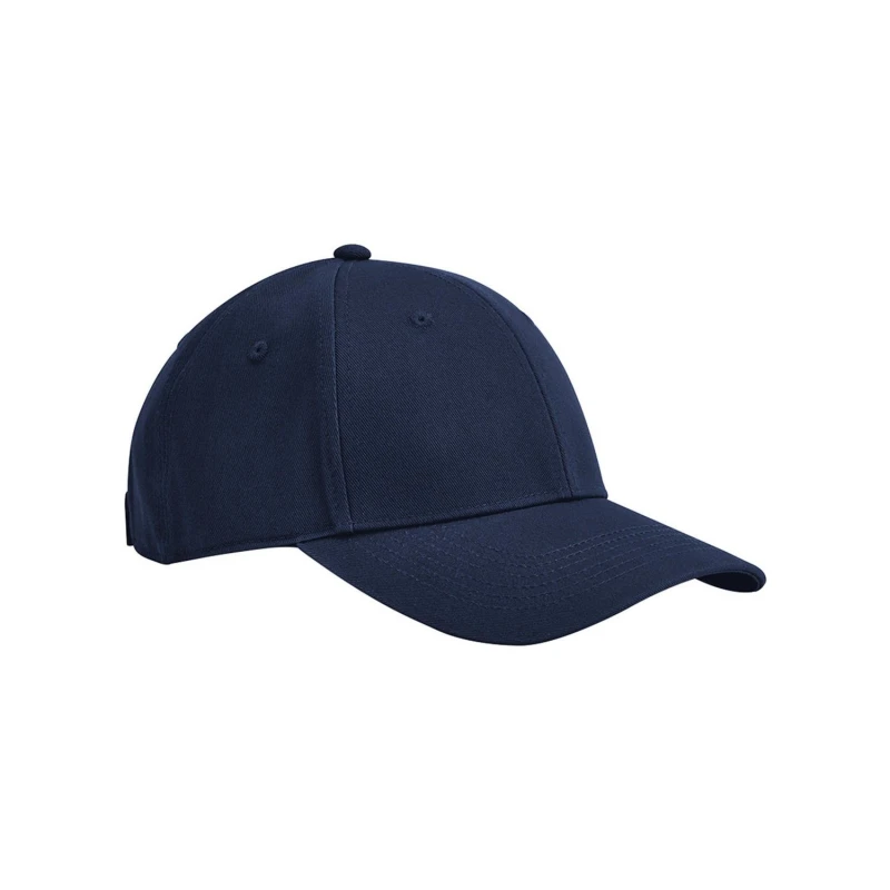 Image of Beechfield Classic 6 Panel Cotton Cap in Navy Navy Unisex One Size