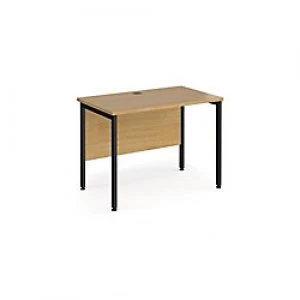 Image of Maestro 25 H-Frame Home Office Desk Depth 600 mm Walnut