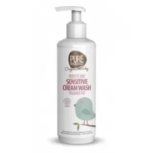 Image of Pure Beginnings Probiotic Baby Sensitive Cream Wash Fragrance-Free 250ml