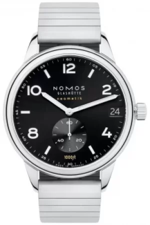 Image of Nomos Glashutte Watch Club Sport Neomatik 42 Date Black Sapphire Crystal