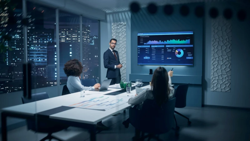 Image of Avocor AVK-5510 Signage Display 139.7cm (55") LED WiFi 450 cd/m