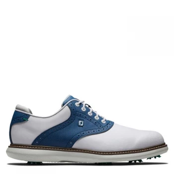 Image of Footjoy Traditions Mens Golf Shoes - White/Navy