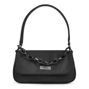 Image of Kangol Nylon Shoulder Bag Womens - Black