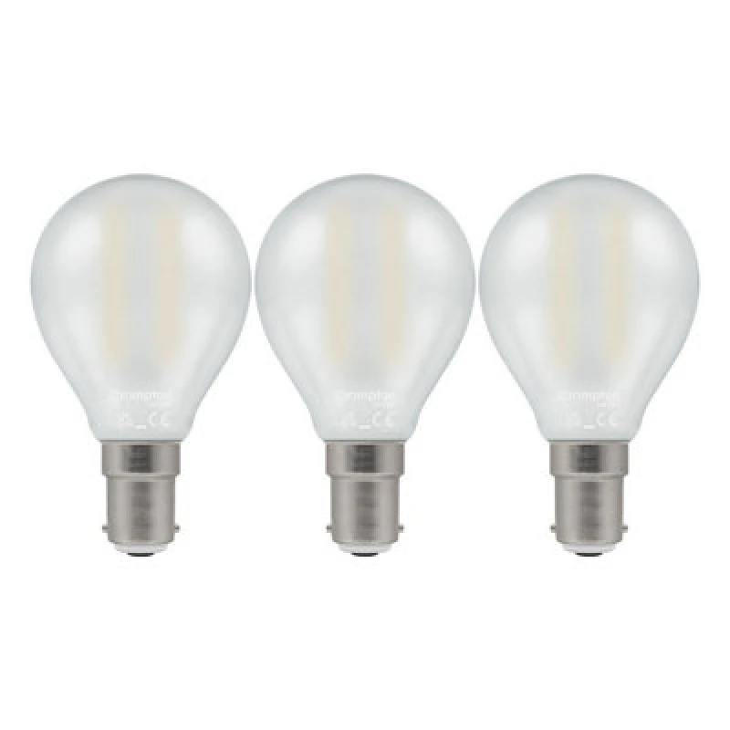 Image of Crompton Lamps LED Golfball 2.2W B15 Filament Warm White Clear (25W Eqv)