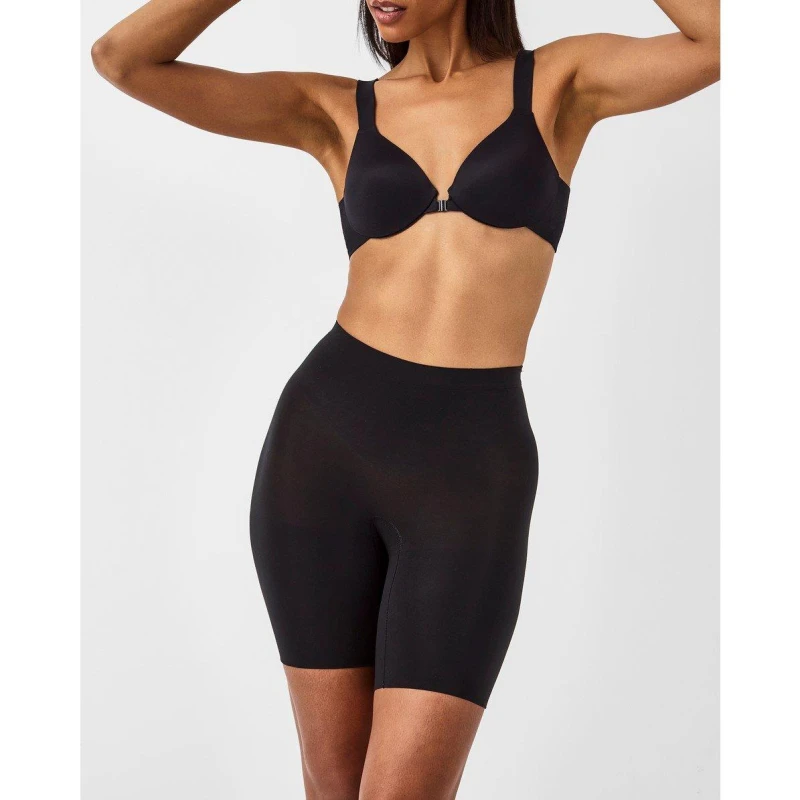 Image of Spanx Everyday Seamless Shaping Medium Control Short - Black 10