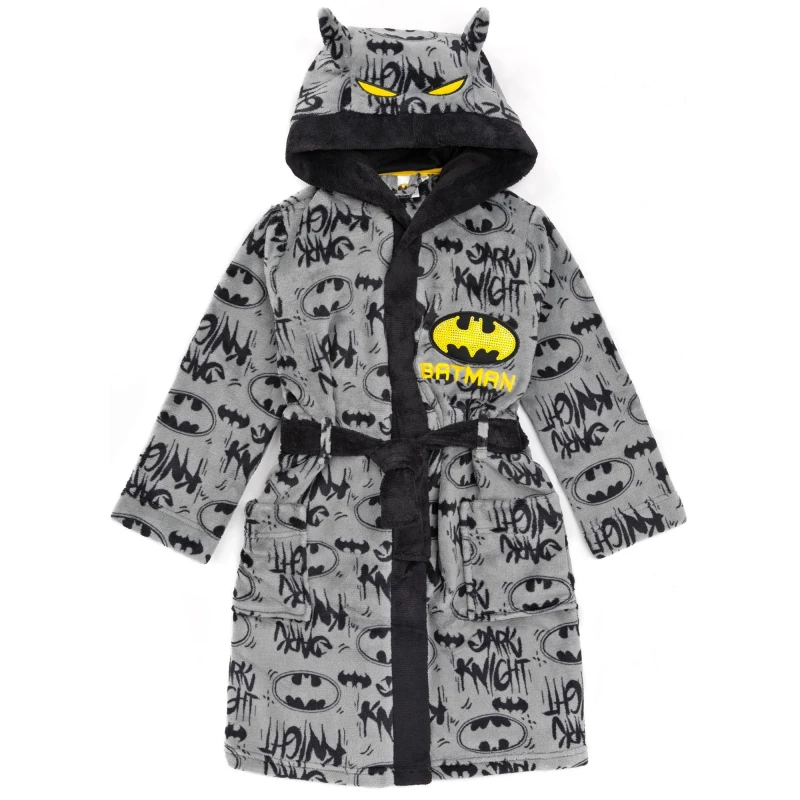 Image of DC Comics Bathrobe Grey male