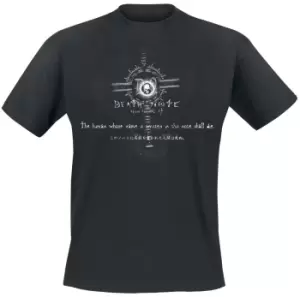 Image of Death Note Rules T-Shirt black