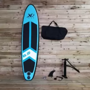 Image of 8ft XQ Max Surf SUP Inflatable Paddle Board & Kit in Blue