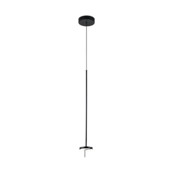 Image of Leds-c4 Grok Lighting - Grok Invisible - LED Ceiling Pendant Matt Black Mains dimming (LC) 765lm 3000K