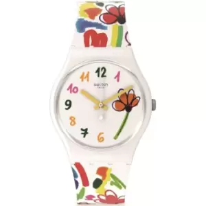Image of Ladies Swatch Flowerz Gent Biosourced Watch