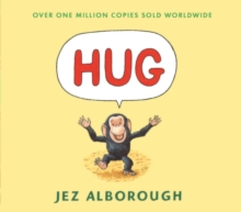 Image of Hug : Almost wordless picture book about a little chimp who needs a hug from his mummy Board book