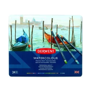 Image of Derwent Watercolour Pencils Assorted (Pack of 24) 32883