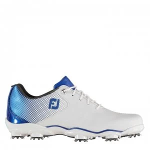 Image of Footjoy DNA Helix Mens Golf Shoes - White/Blue