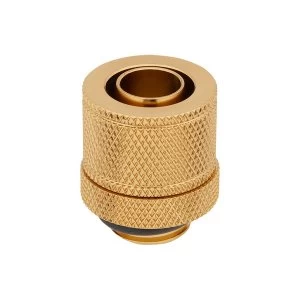 Image of Corsair Hydro X Series XF Gold Compression 10/13mm (3/8 / 1/2 inch) ID/OD Fittings - Four Pack