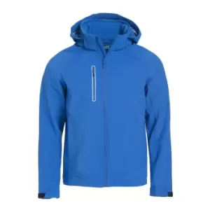 Image of Clique Mens Milford Soft Shell Jacket (L) (Royal Blue)