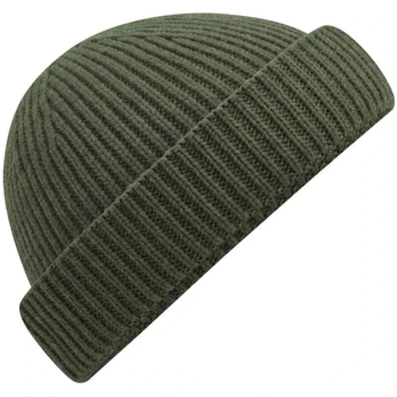 Image of Beechfield Beechfield Men Harbour Beanie in Olive Olive One Size Male 5063300943236