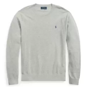 Image of Polo Ralph Lauren Ribbed Waist Sweatshirt - Grey