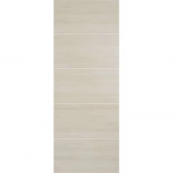 Image of Santandor Internal Ivory Laminate 5 Panel Door - 762 x 1981mm