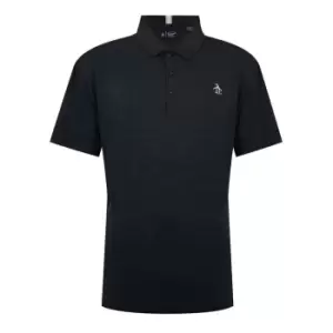 Image of Original Penguin Golf Penguin Strokes T Shirt - Black