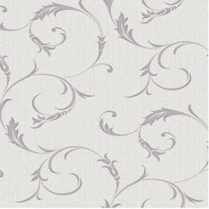 Image of Graham and Brown Super Fresco Athena Wallpaper - Heather