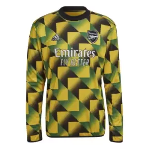 Image of adidas Arsenal Warm-up Top 2022 2023 Mens - Yellow