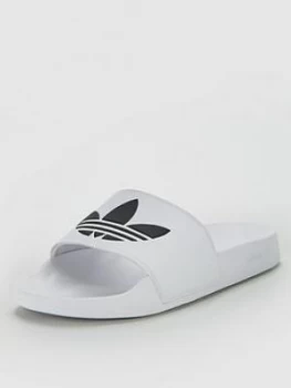 Image of Adidas Originals Adilette Lite Slides - White