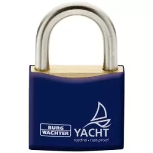 Image of Burg Waechter 35471 Padlock 40.00 mm keyed-different Blue Key