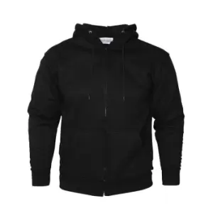 Image of Absolute Apparel Mens Zip Thru Hood (M) (Black)