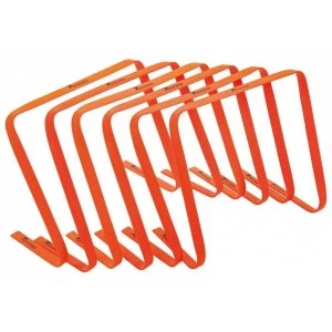 Image of Precision 15" High Flat Hurdles Set Orange ( Set of 6 )