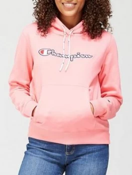 Image of Champion Hooded Sweatshirt - Pink, Size XL, Women