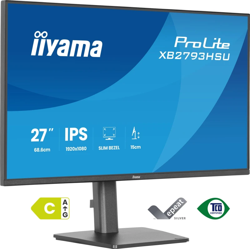 Image of iiyama iiyama ProLite XB2793HSU-B1 computer monitor 68.6cm (27") 1920 x 1080 pixels Full HD LED Black XB2793HSU-B1