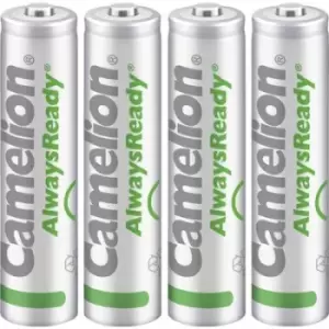 Image of Camelion AlwaysReady Solar AAA battery (rechargeable) NiMH 600 mAh 1.2 V 4 pc(s)
