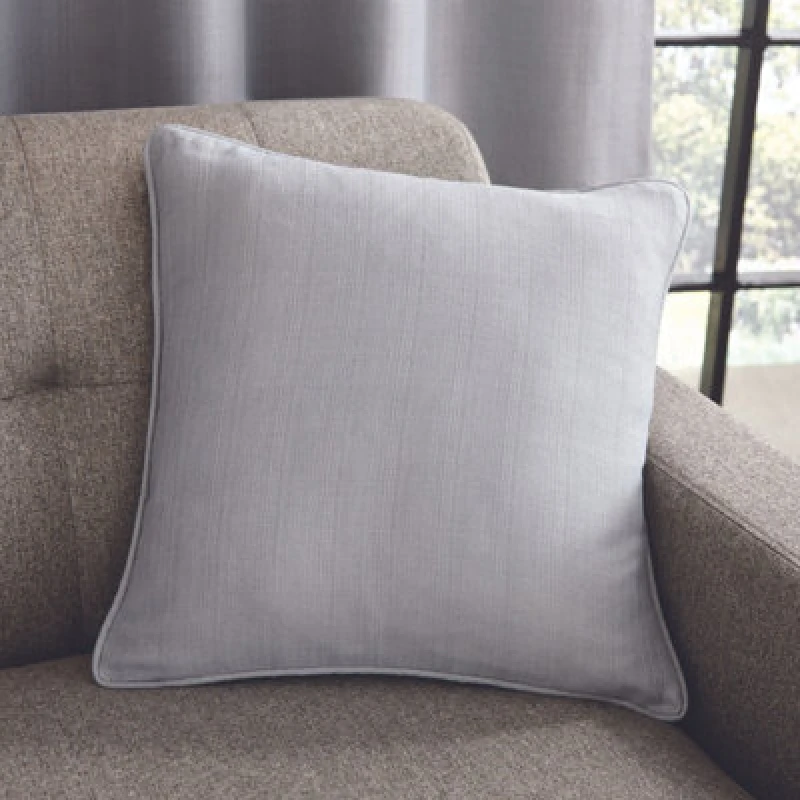 Image of Catherine Lansfield Catherine Lansfield 'Crushed Velvet' Cushion in Silver Size: 45cm x 45cm Silver 45cm x 45cm Unisex 5012601972346