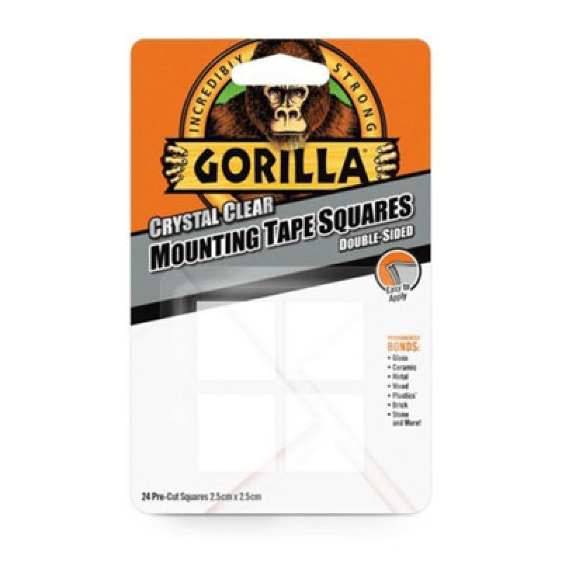 Image of Gorilla Mounting Tape (Pack of 24) Clear unisex