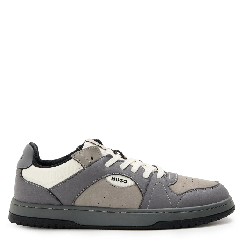 Image of Hugo Logo Trainers Medium Grey male 7 (41)