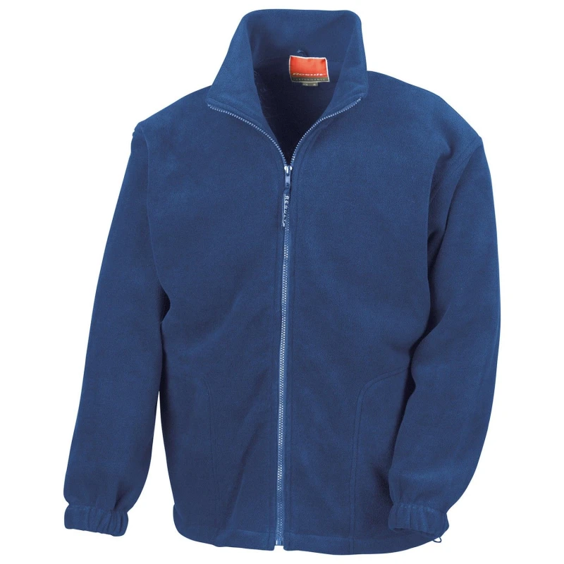 Image of Result Result Men Polartherm Fleece Jacket in Blue Size: X-Small Blue XS Male 5063470710614