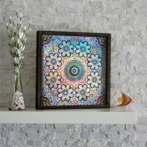Image of KZM524 Multicolor Decorative Framed MDF Painting