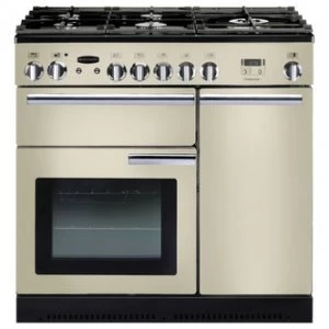 Image of Rangemaster 91620 90cm Professional Dual Fuel Range Cooker in Cream